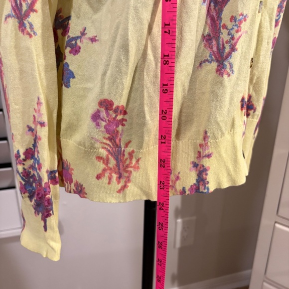 Sundance Larkspur Floral Cardigan, L - Picture 6 of 9